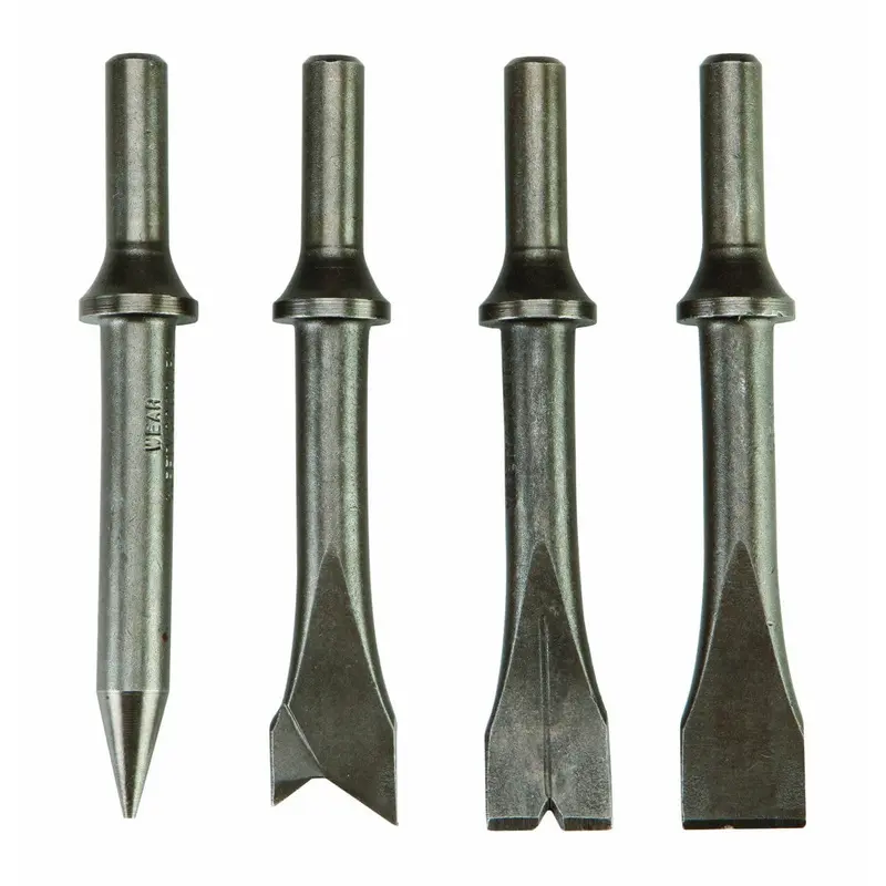 4 in. Short Air Chisel Set, 4 Pc.