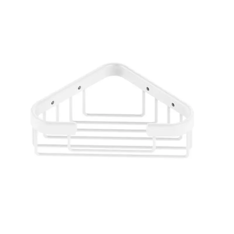 Allied Brass Corner Soap Basket in Matte White