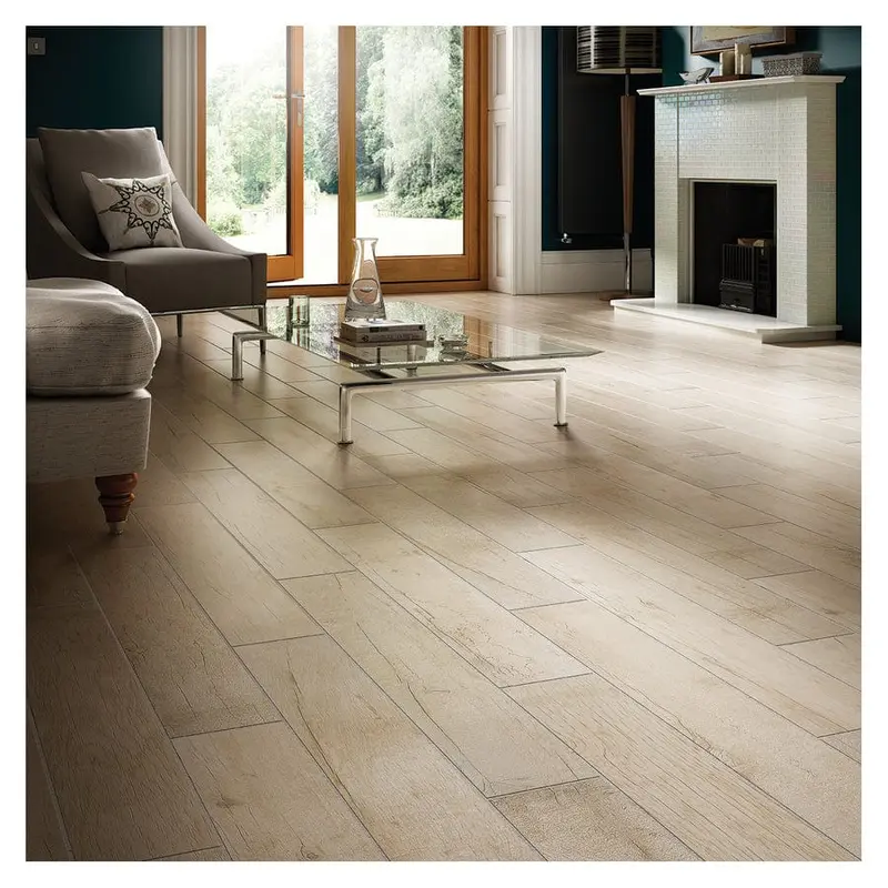 American Olean Historic Bridge Oak Wood Look Porcelain Bullnose Trim Tile (3-in x 18-in)