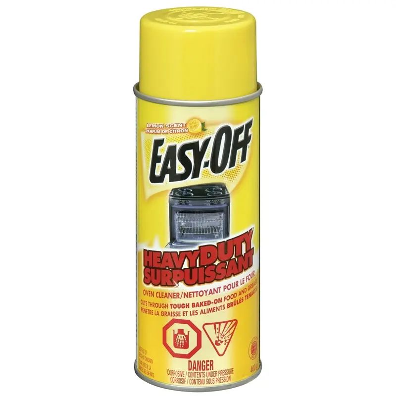 EASY-OFF 00400-CMC Oven Cleaner, 400 g Aerosol Can, Liquid, Lemon, White