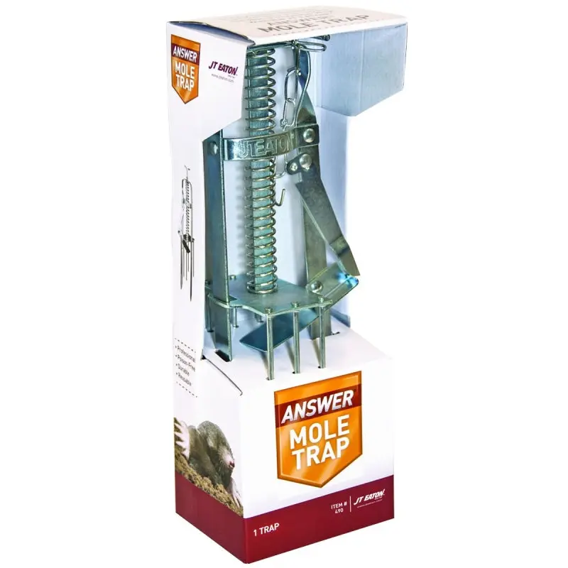 J.T. Eaton 490 Mechanical Mole Trap, 6-1/4 in W, 2-7/8 in H