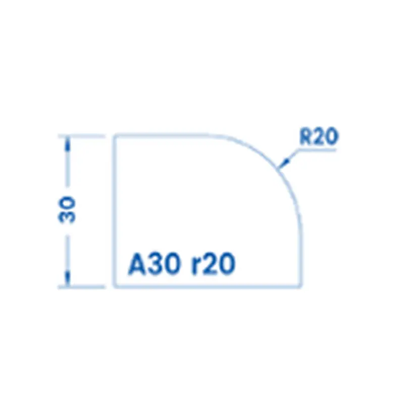 A30 r20(30mm r20 Round Edge - Router Bits)Standard Full Kit (BITS) / Breaker