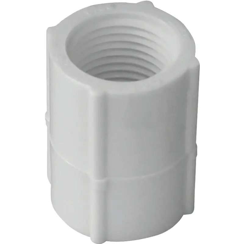 IPEX 435468 Pipe Coupling, 1 in, FPT, White, SCH 40 Schedule, 450 psi Pressure