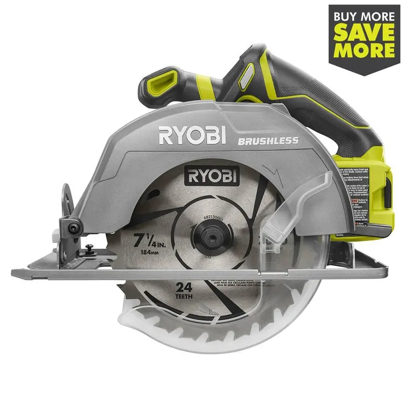 18-Volt ONE  Cordless Brushless 7-1/4 in. Circular Saw (Tool Only)Tool Only / 7.70