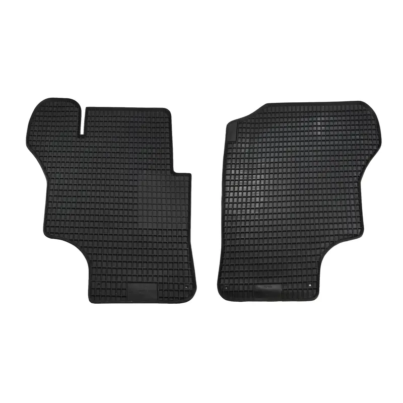 Rubber Floor Mats - 2-Piece Front [Vanagon]Dark Gray