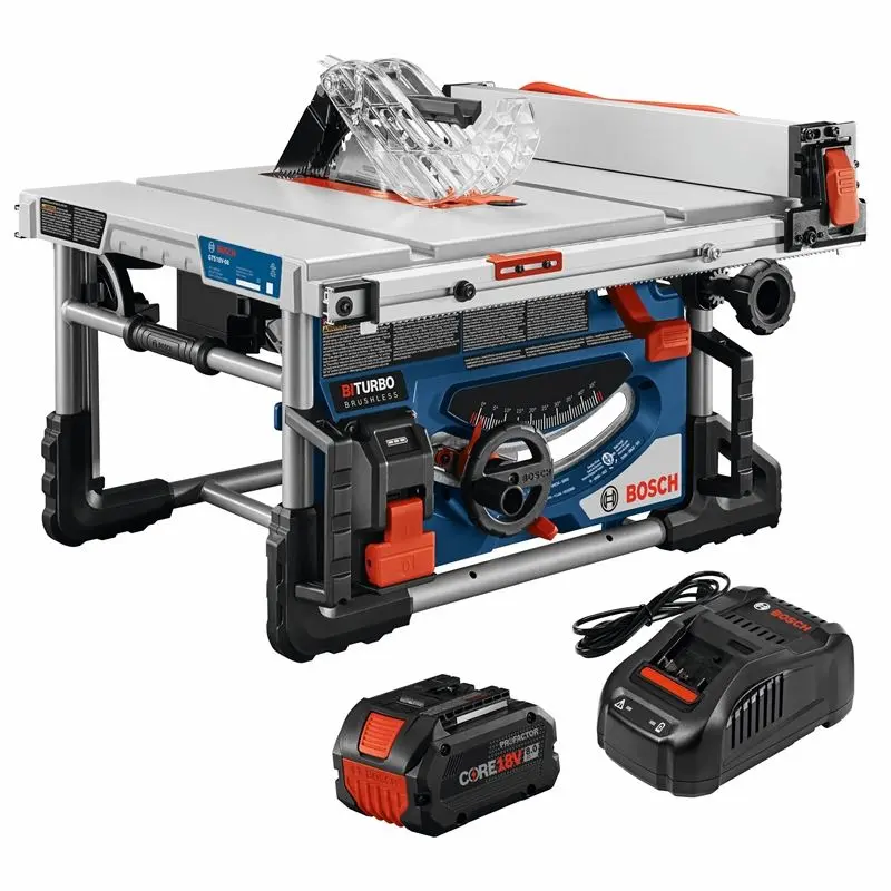 Bosch GTS18V-08N14 PROFACTOR 18V 8-1/4 In. Portable Table Saw Kit with (1) CORE 18V 8.0 Ah PROFACTOR Performance Battery