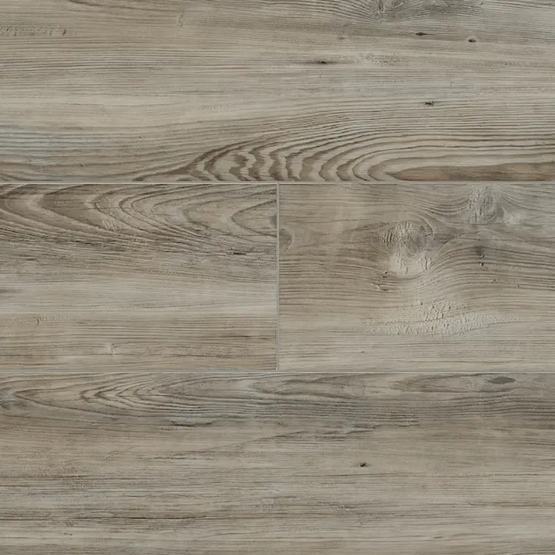 Armstrong Flooring (Sample) Assurity Light Gray Waterproof Wood Look Interlocking or Glue (Adhesive) Luxury Vinyl Plank