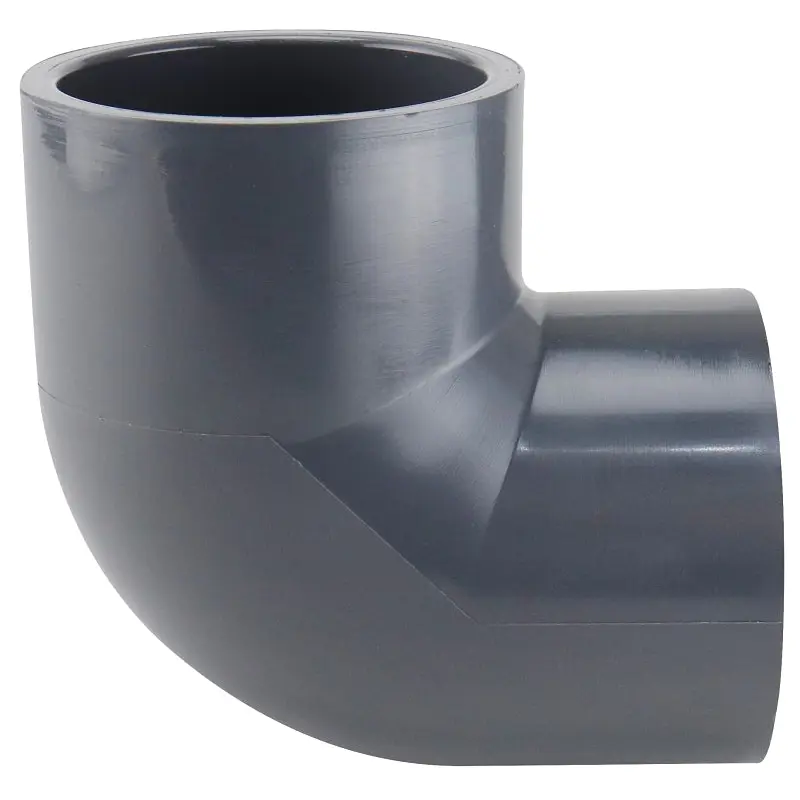 Lasco 806020BC Pipe Elbow, 2 in, Slip, 90 deg Angle, PVC, SCH 80 Schedule