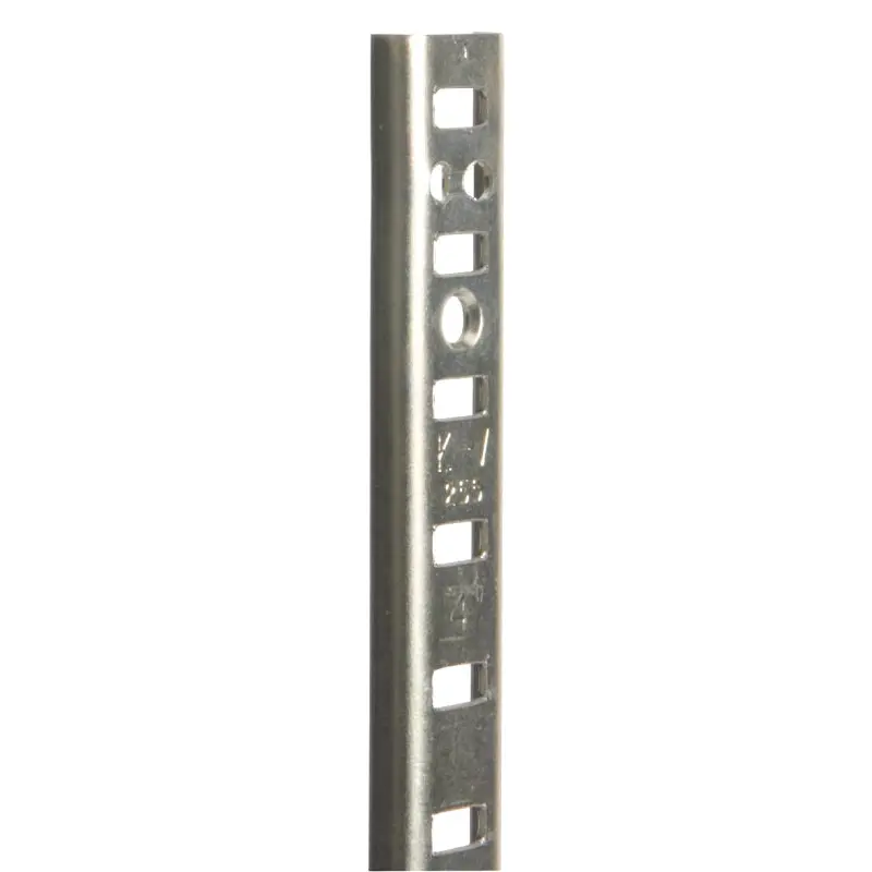 Knape & Vogt 255 255 ZC 96 Mortise-Mount Pilaster Standard 500 lb, Steel, Wall Mounting