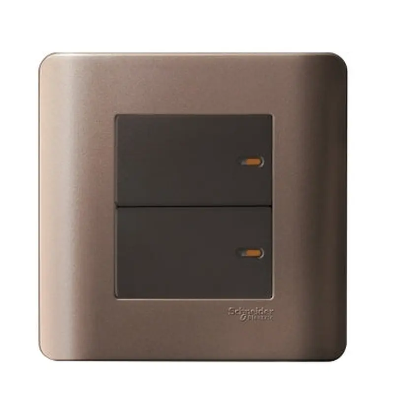 Schneider ZENcelo 2 Gang 2 Way Switch