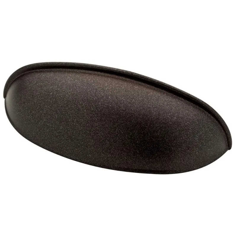 2-1/2 or 3 in. (64 or 76mm) Center-to-Center Cocoa Bronze Dual Mount Cup Drawer Pull2-1/2 or 3 in. / Dark Oil Rubbed Bronze / 0.16