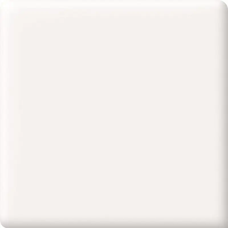 American Olean Matte Designer White Ceramic Bullnose Tile (2-in x 2-in)Designer White