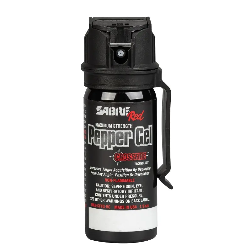 Sabre MK3-CFTG-BC Pepper Gel with Belt Clip, 1.8 oz