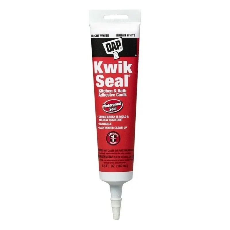 DAP KWIK SEAL Kitchen & Bath Adhesive Caulk - 162mlAlmond