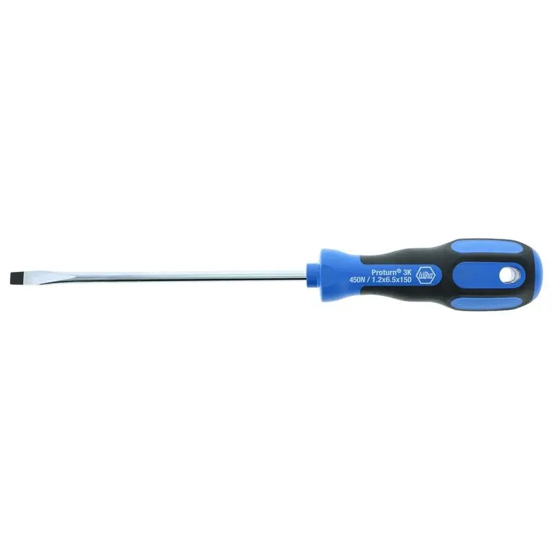 Wiha 3K Ergonomic Slotted Driver 6.5 x 150mm