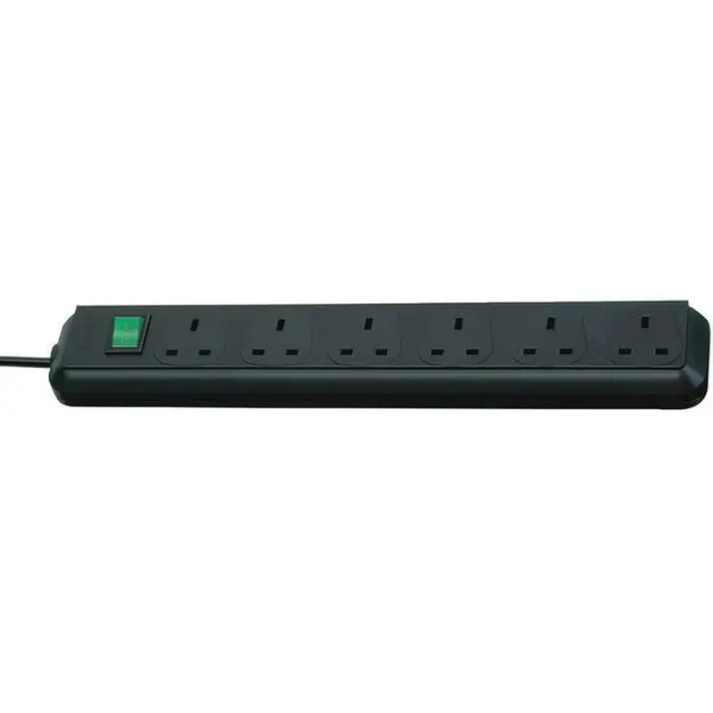Brennenstuhl ext skt eco line black | BRE00089
