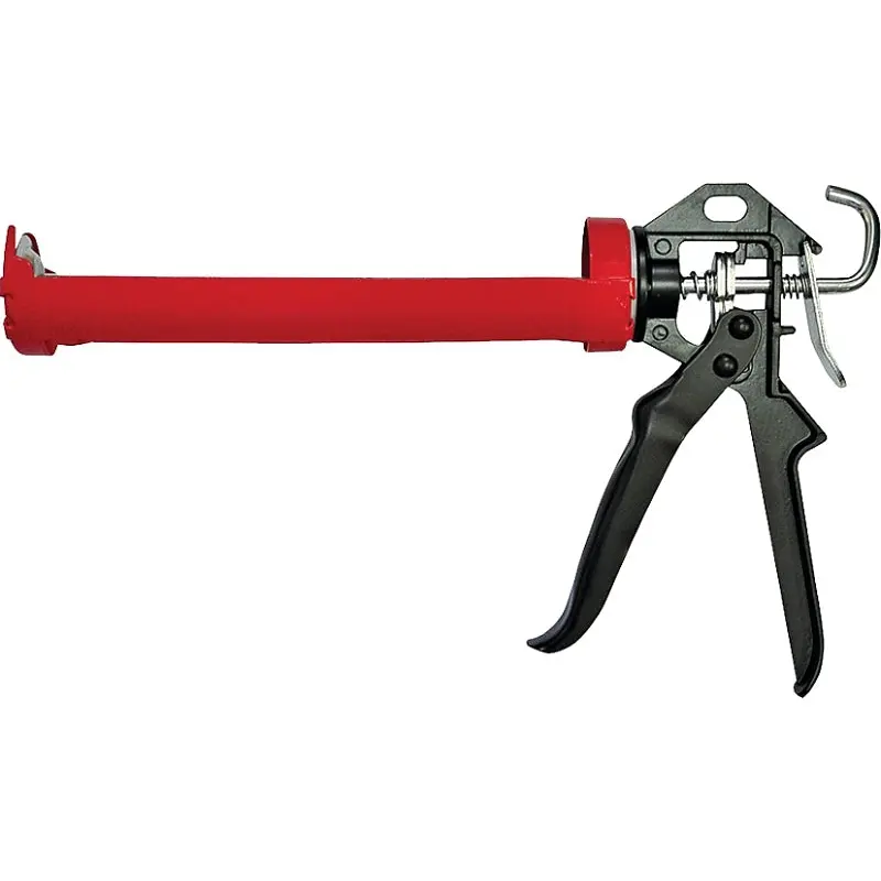 ProSource Smooth Rod Caulk Gun, Black/Red
