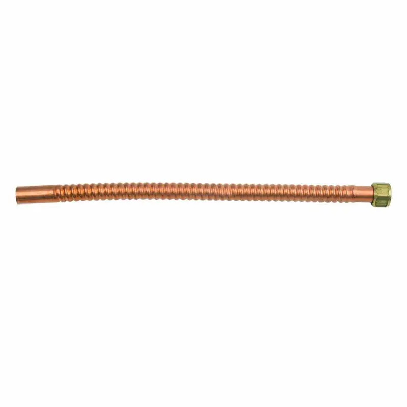 3/4 in. FIP x 3/4 in. Nominal Male Sweat x 18 in. Copper Water Heater Connector (7/8 in. O.D.)0.4566 / each