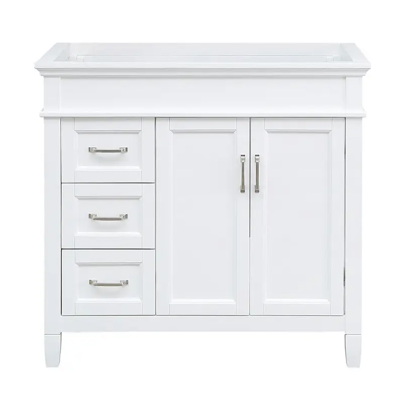 Ashburn 36 in. W x 21.75 in. D Vanity Cabinet in WhiteGrey / 68 / 36 in
