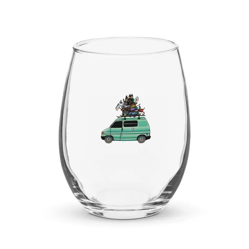 RAD Eurovan Stemless Wine Glass