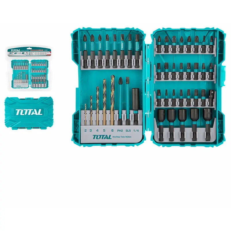 45 Pcs Impact Screwdriver Bits Set