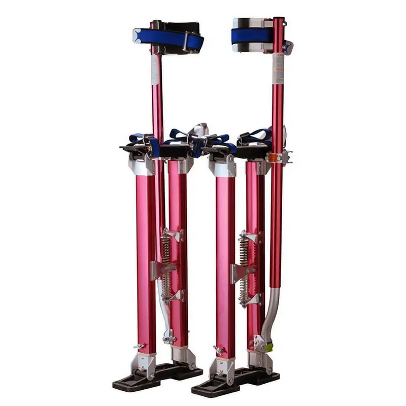 24 in. to 40 in. Red Tall Guyz Professional Drywall Stilts19 / each
