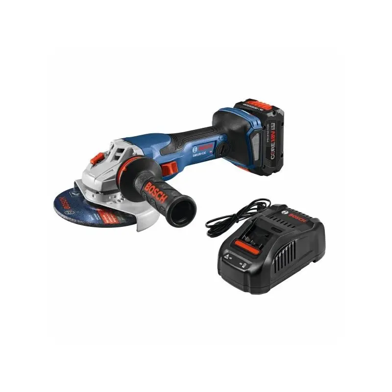 Bosch GWS18V-13CB14 18v 5  6 In. Angle Grinder Kit with (1) CORE18V 8.0 Ah PROFACTOR Performance Battery
