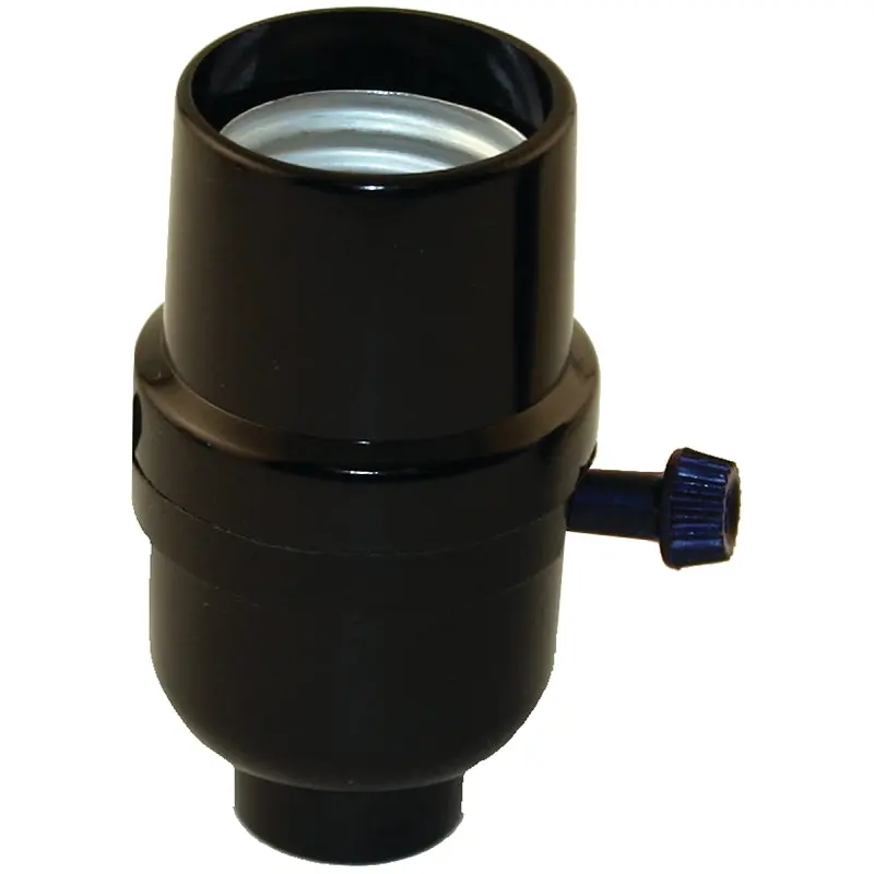 Atron LA943 Turn Knob Tri-Socket, 250 V, 250 W, Phenolic Housing Material, Brown