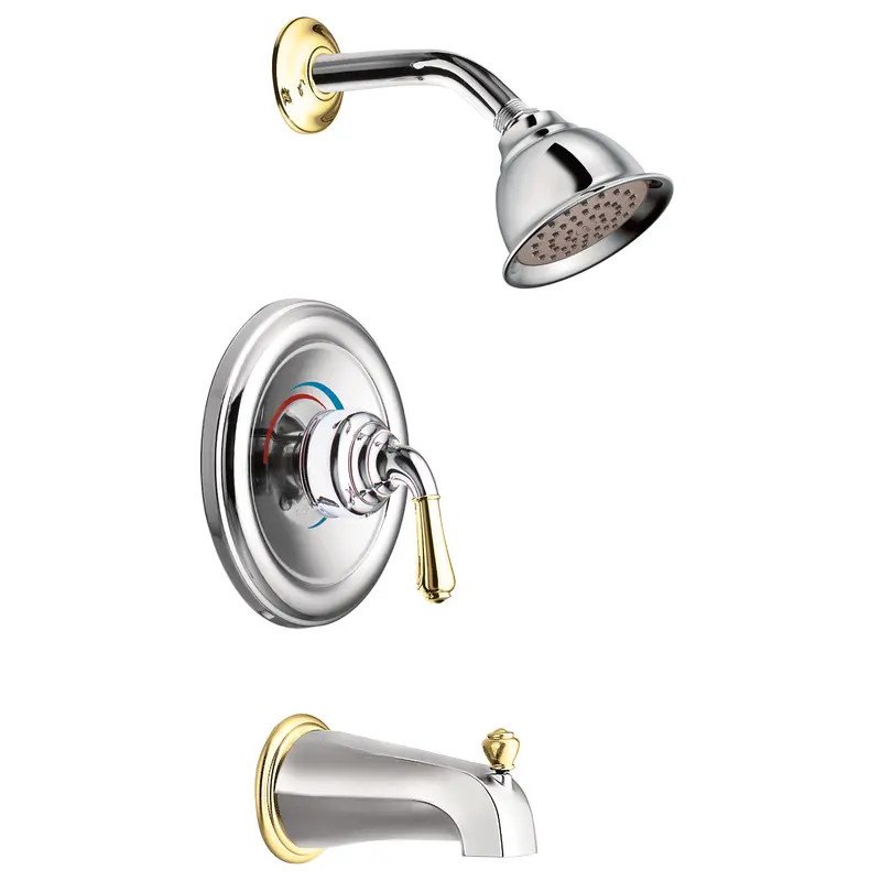 Monticello Chrome standard tub/showerChrome