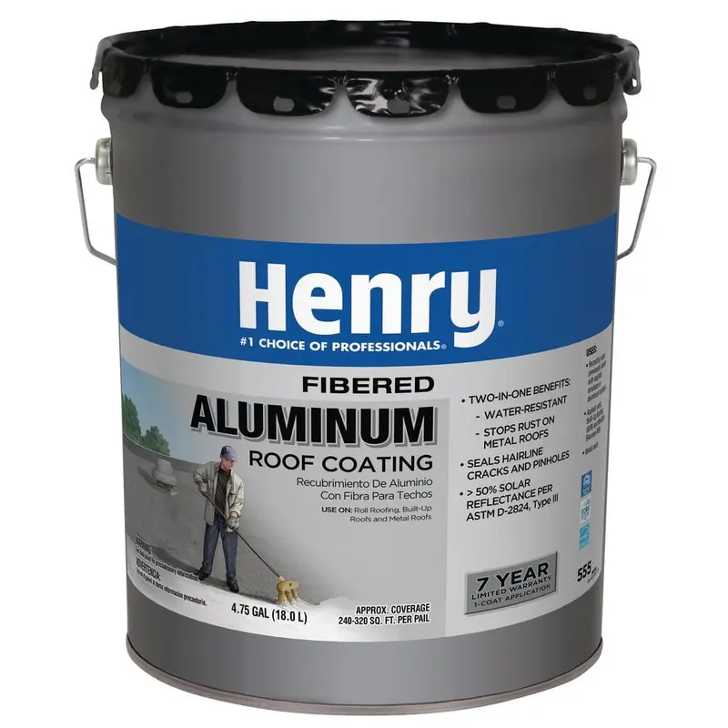 4.75 Gal. 555 Fibered Aluminum Roof Coating (16-Piece)960 / pallet(unit load)
