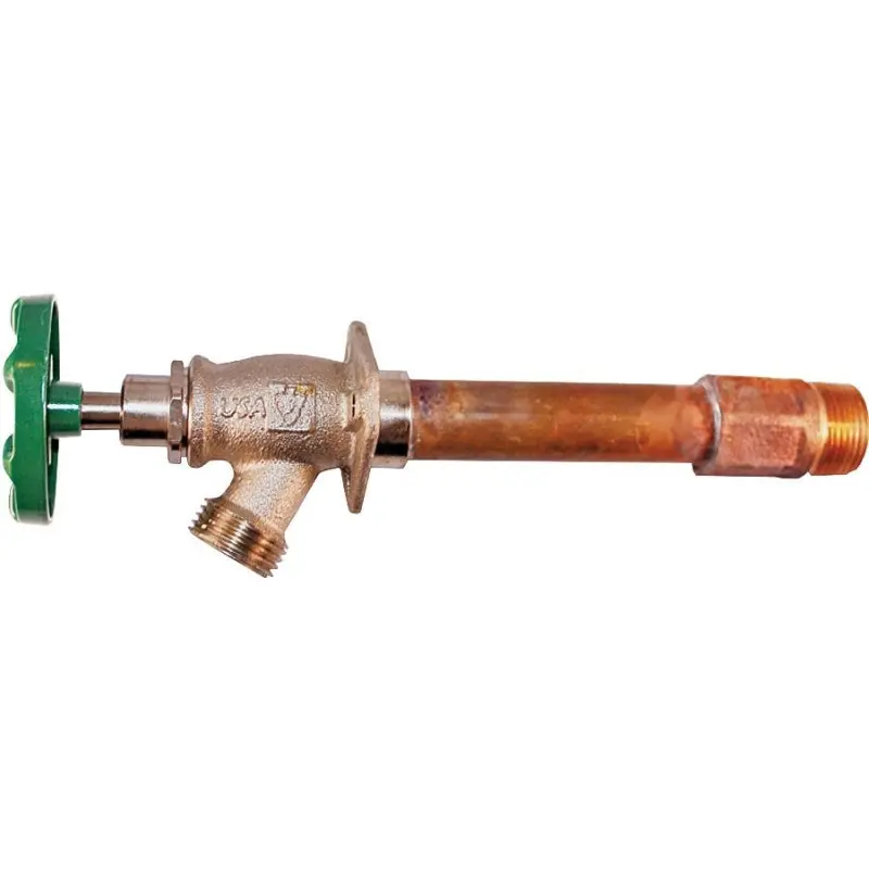 arrowhead 455-10LF Frost-Free Standard Wall Hydrant, 1/2, 3/4 x 3/4 in Connection, FIP/MIP x Male Hose, 125 psi Pressure