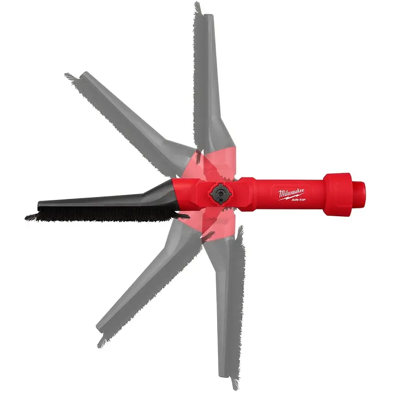 Milwaukee AIR-TIP Series 49-90-2027 Low-Profile Pivoting Brush Tool