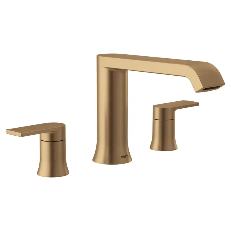 Genta LX Chrome Two-Handle Low Arc Roman Tub FaucetChrome