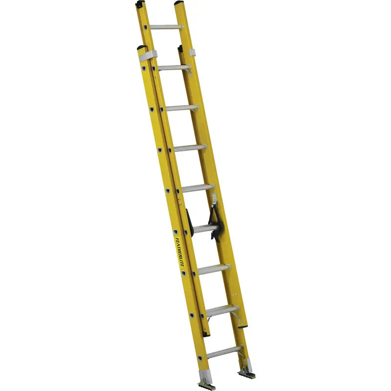 Featherlite Extra Heavy Duty Fiberglass Extension Ladder16FT
