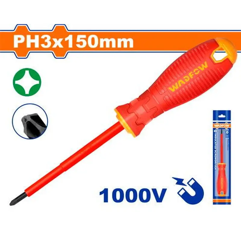 WADFOW Insulated Screwdriver 1000V PH3
