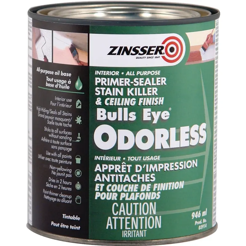 Zinsser 248264 Stain Blocker, White, 946 mL, Can