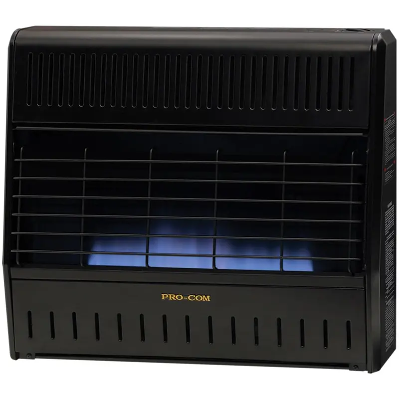 30000 BTU Ventless Blue Flame Dual Fuel Heater with Thermostat Control34.6 / box