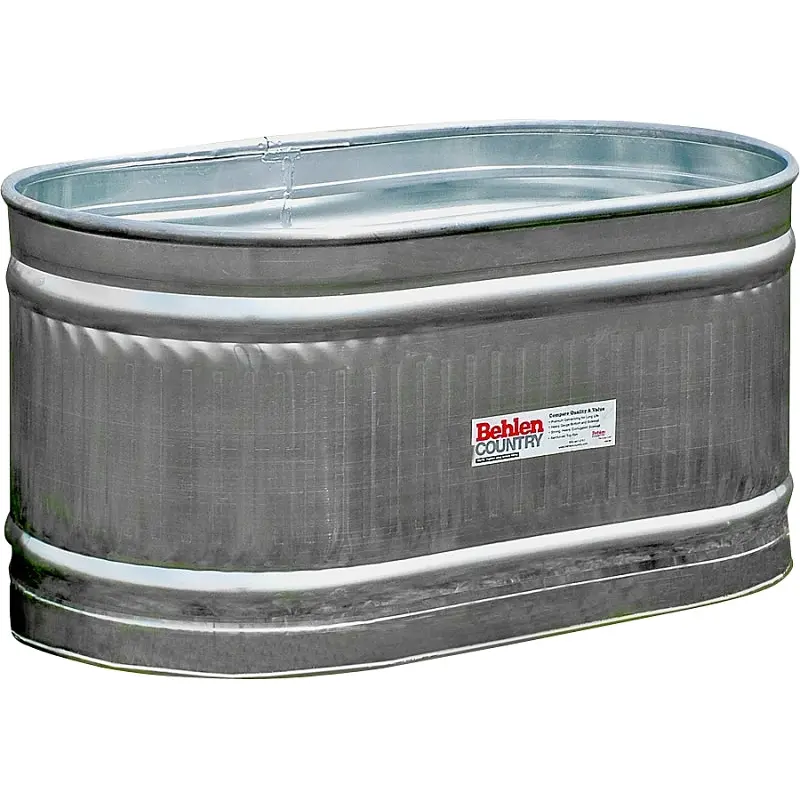 Behlen Country 50130028 Farm Stock Tank, Round, 103 gal Capacity, Steel, Galvanized