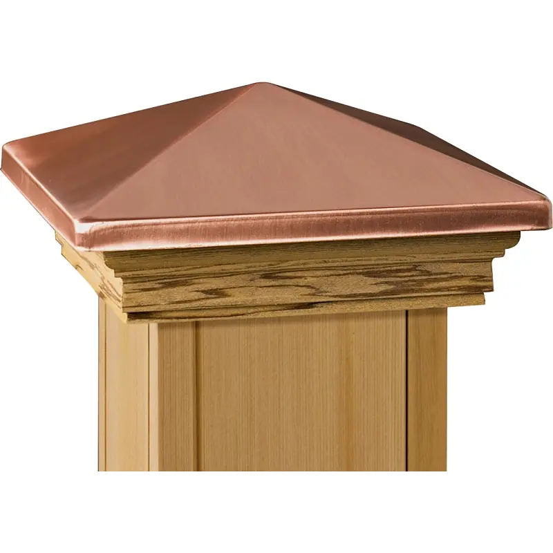 Maine Ornamental 72227 Post Cap, 6 in L, 6 in W, Cedar