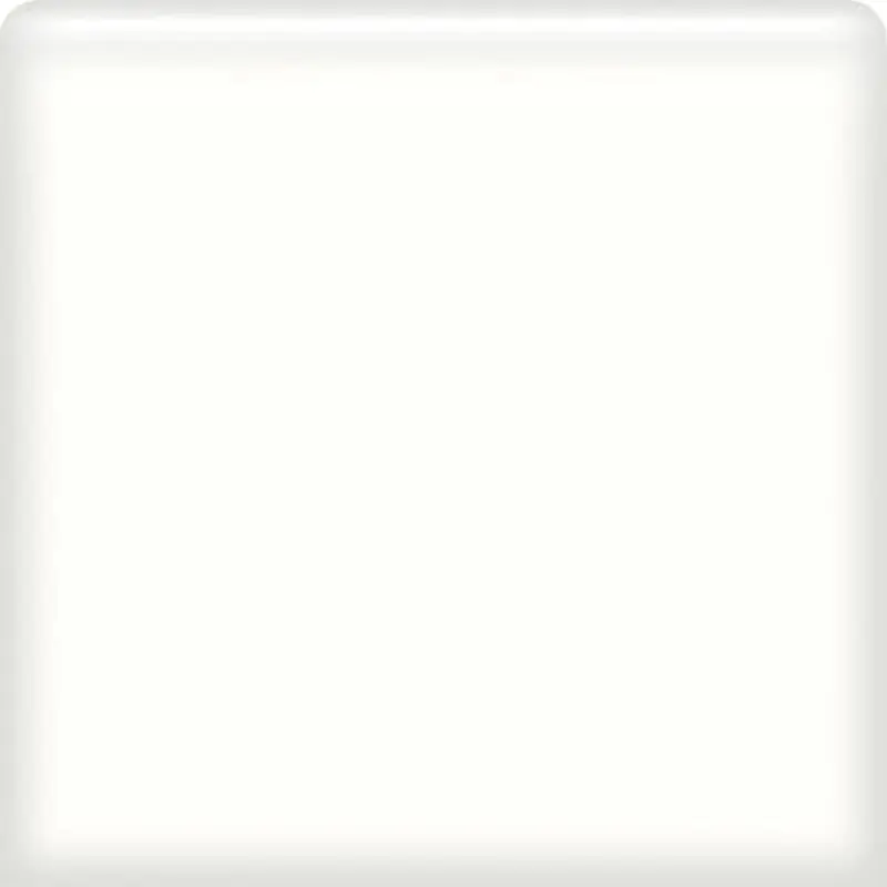 American Olean Bright Ice White Ceramic Bullnose Tile (6-in x 6-in)Ice White