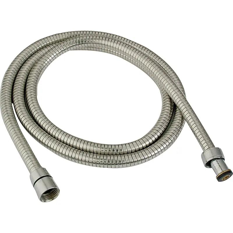 Whedon AF205C Shower Hose, 1/2 in Connection, Female, 59 to 80 in L Hose, Stainless Steel, Chrome Plated