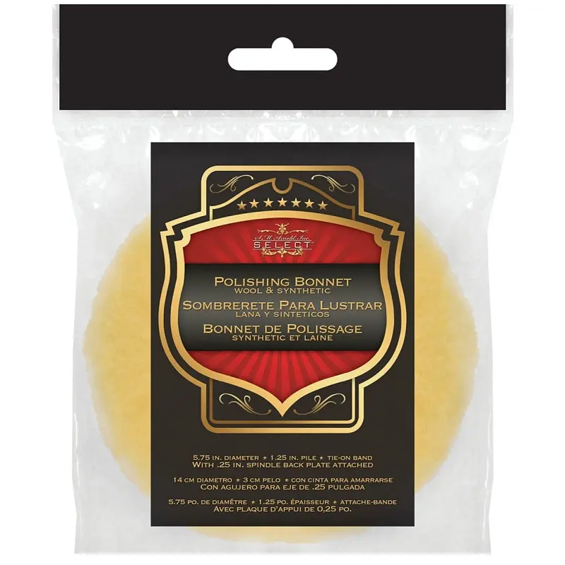 Sm Arnold BS575BP Polishing Bonnet, 5-3/4 in Dia