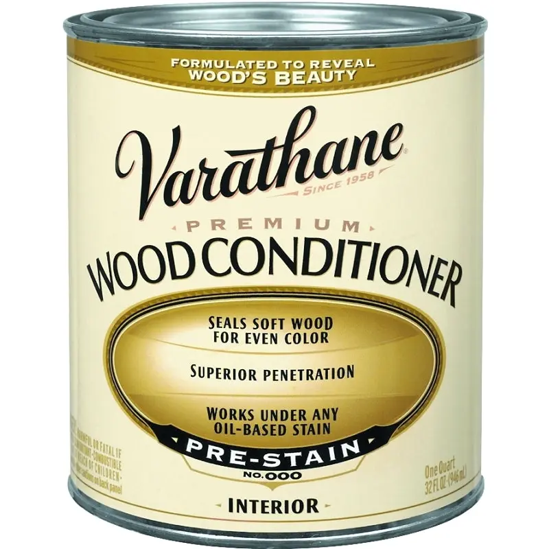 Varathane 211775H Premium Wood Conditioner, Clear, Liquid, 1 qt, Can