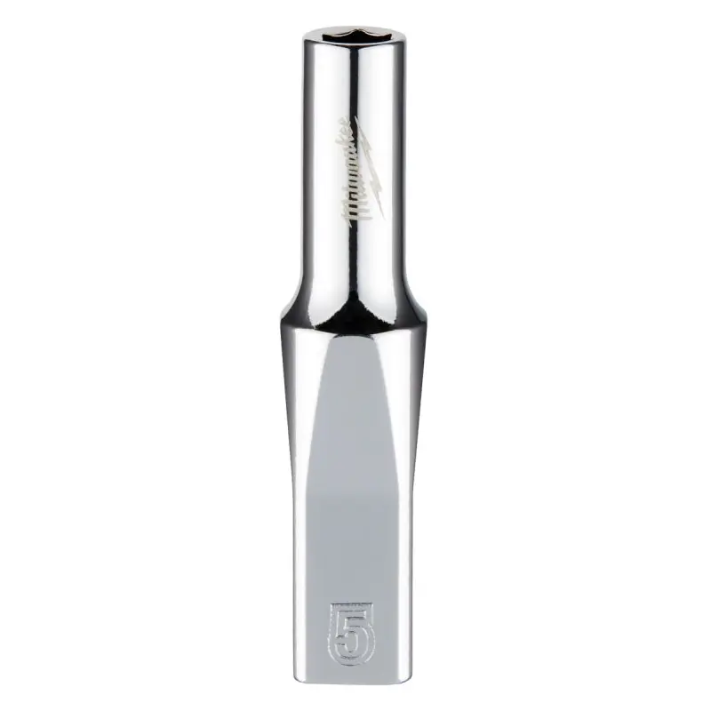 Milwaukee 45-34-9042 Socket, 5 mm Socket, 1/4 in Drive, 6-Point, Chrome Vanadium Steel, Chrome