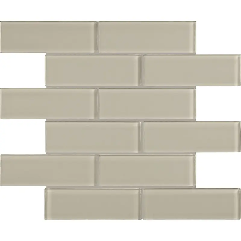 Anatolia Earth 12-in x 12-in Glossy Glass Brick Look Wall Tile (10-sq. ft/ Carton)10 sq.ft./carton