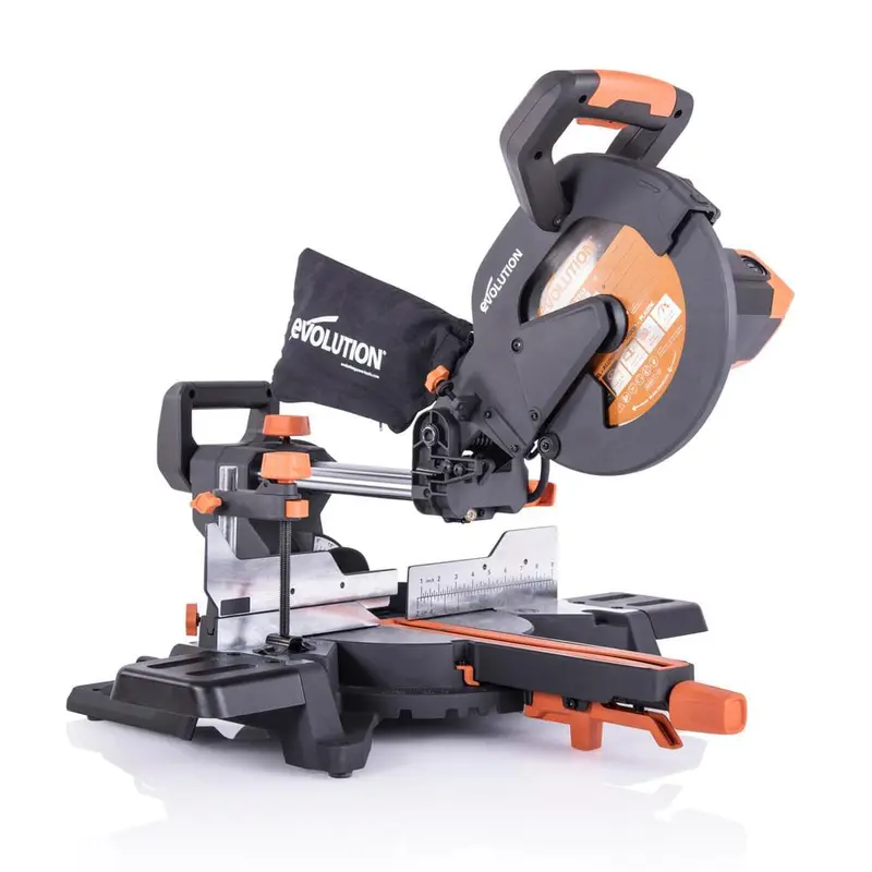 15 Amp 10 in. Sliding Compound Miter Saw with Laser Guide, Dust Bag, 10 ft. Rubber Power Cord, Multi-Material 28-T Blade34.5 / package