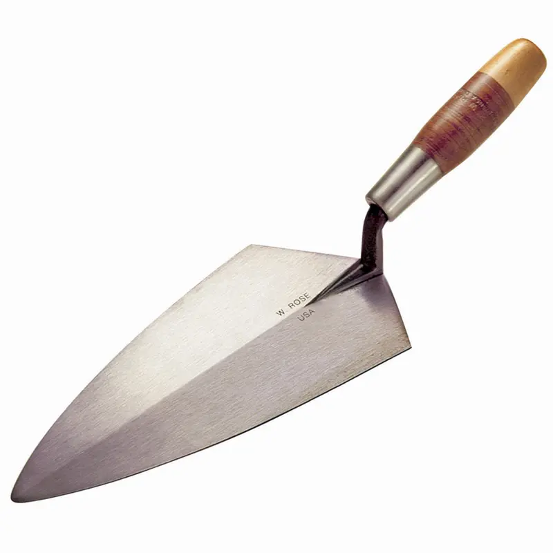 W.Rose  10-1/2 Philadelphia Brick Trowel with Leather Handle
