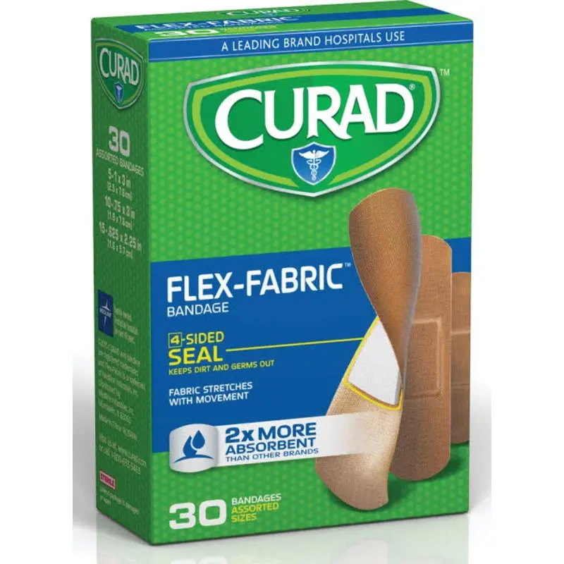 Curad CUR47314RB Adhesive Bandage, Fabric Bandage, 24/CS