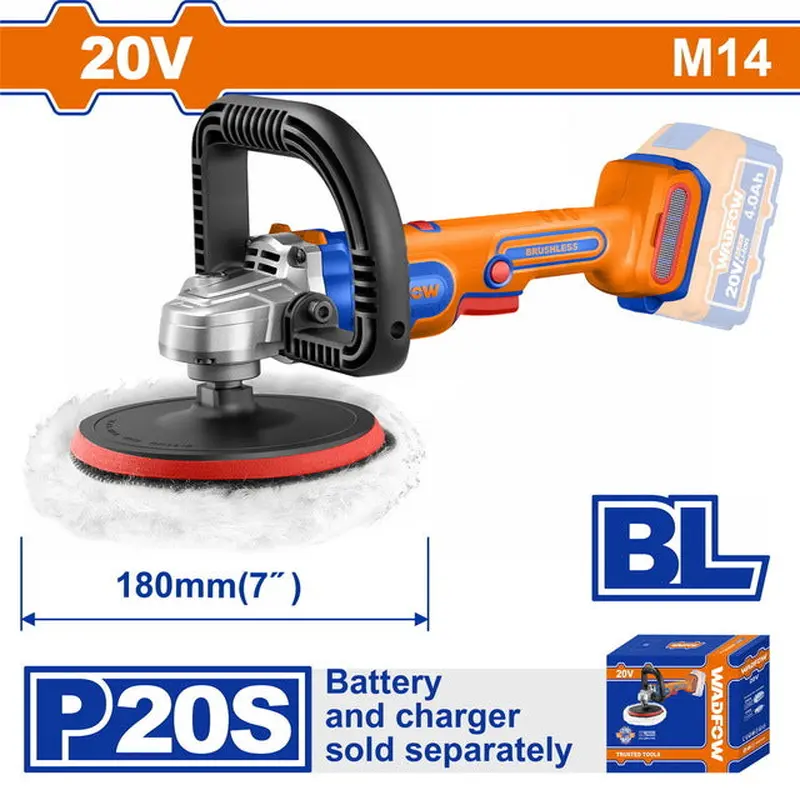 WADFOW Cordless Polisher Li-ion 20V