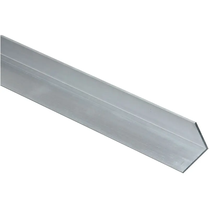Stanley Hardware 4203BC Series N258-301 Angle Stock, 1 in L Leg, 96 in L, 1/16 in Thick, Aluminum, Mill